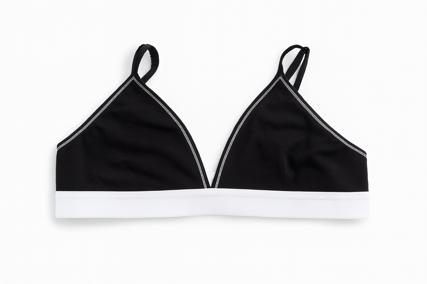 Top Auri Negro y Blanco