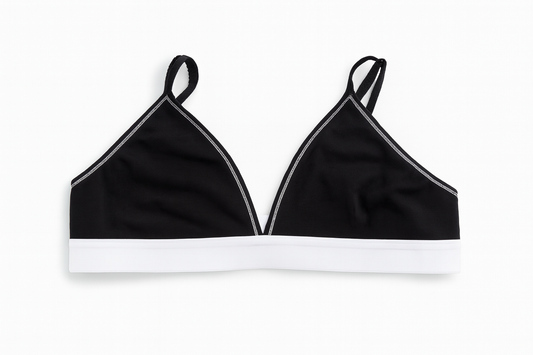 Top Auri Negro y Blanco