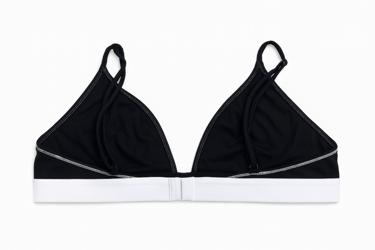 Top Auri Negro y Blanco