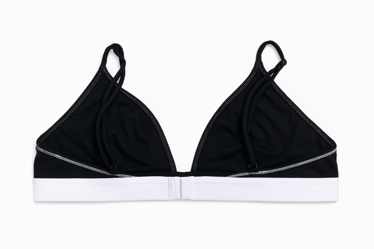 Top Auri Negro y Blanco