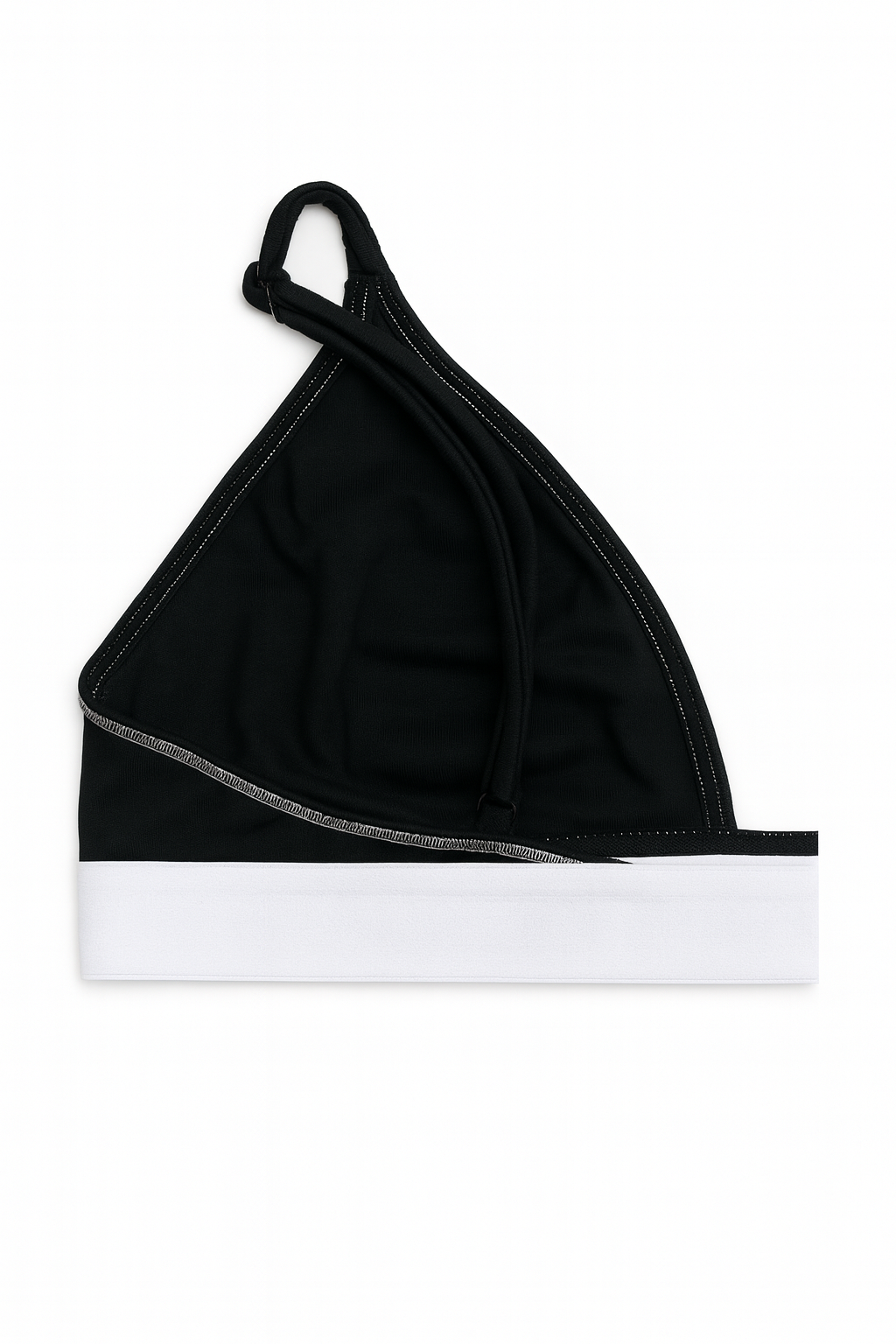 Top Auri Negro y Blanco