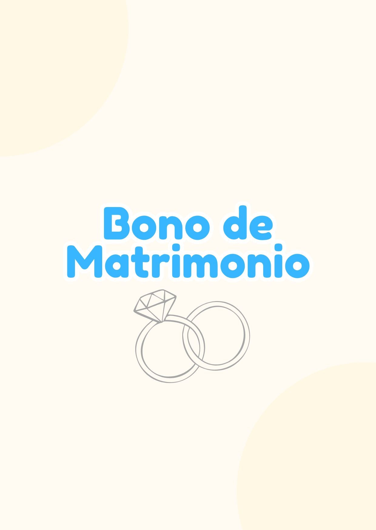 Bono de Matrimonio