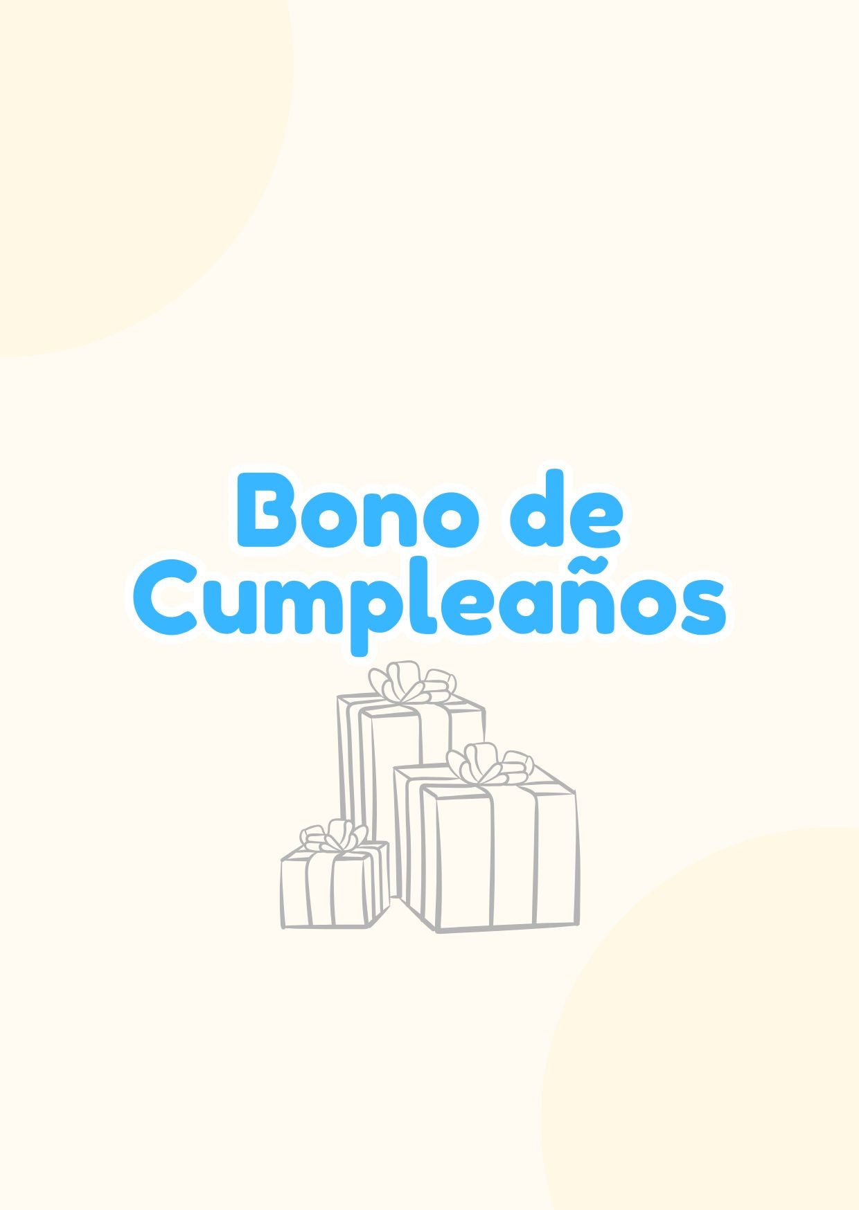 Bono de Cumpleaños
